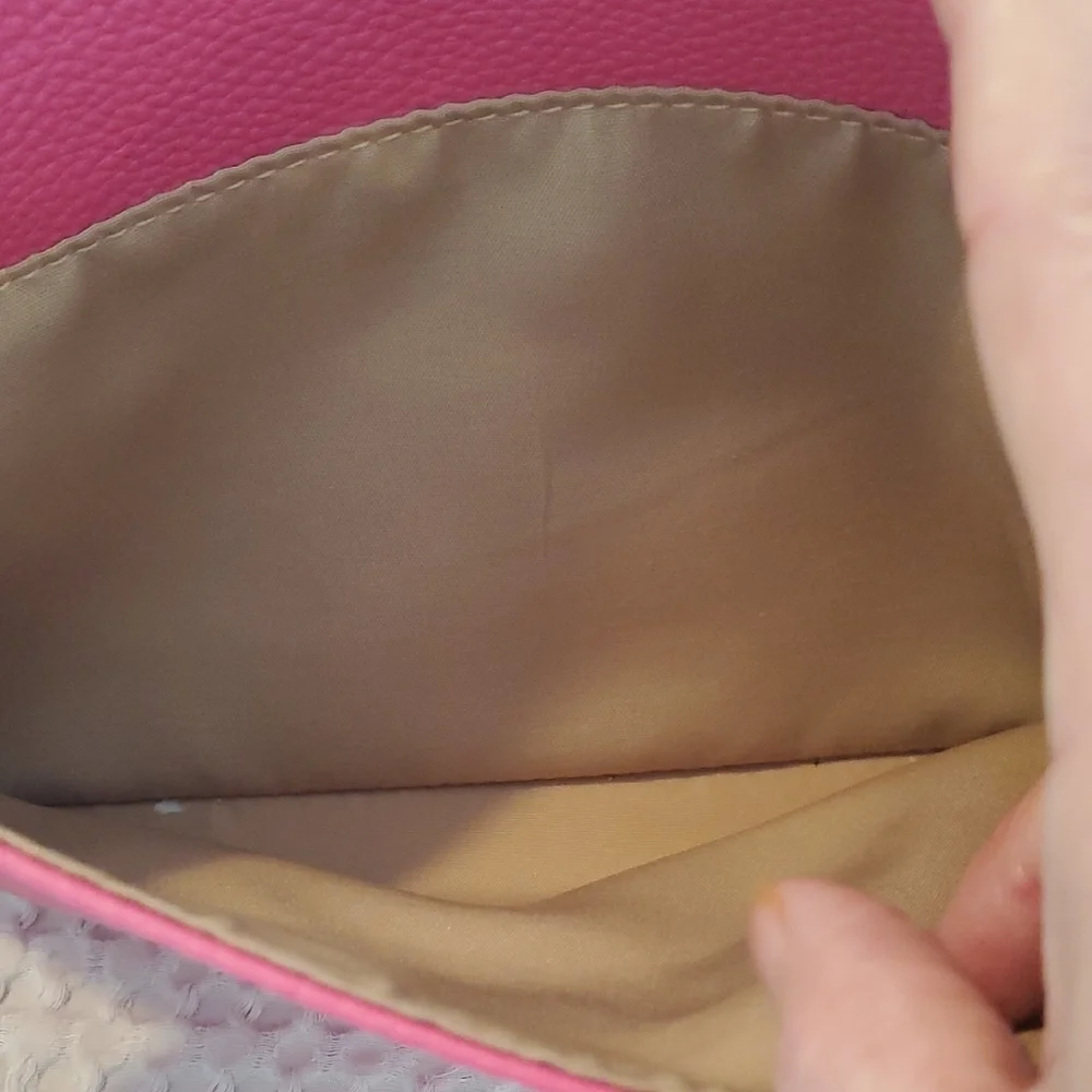 Nanette Lepore Pink Crossbody Bag with Detachable Strap (30) - Picture 8 of 12